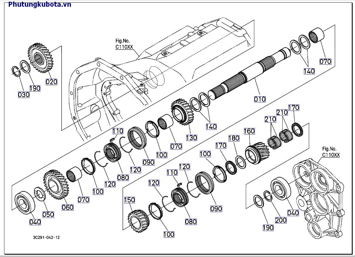 Trục thứ nhất cũ 50001 -.49999